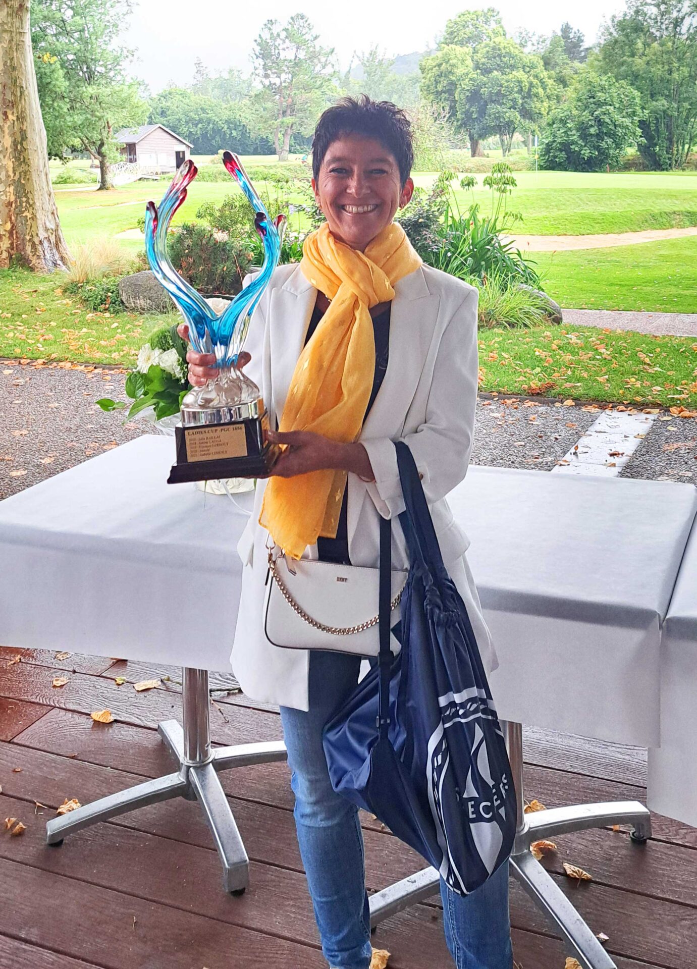 Ladies Cup La vainqueure PALAS Marie Helene Credit PAU GOLF CLUB