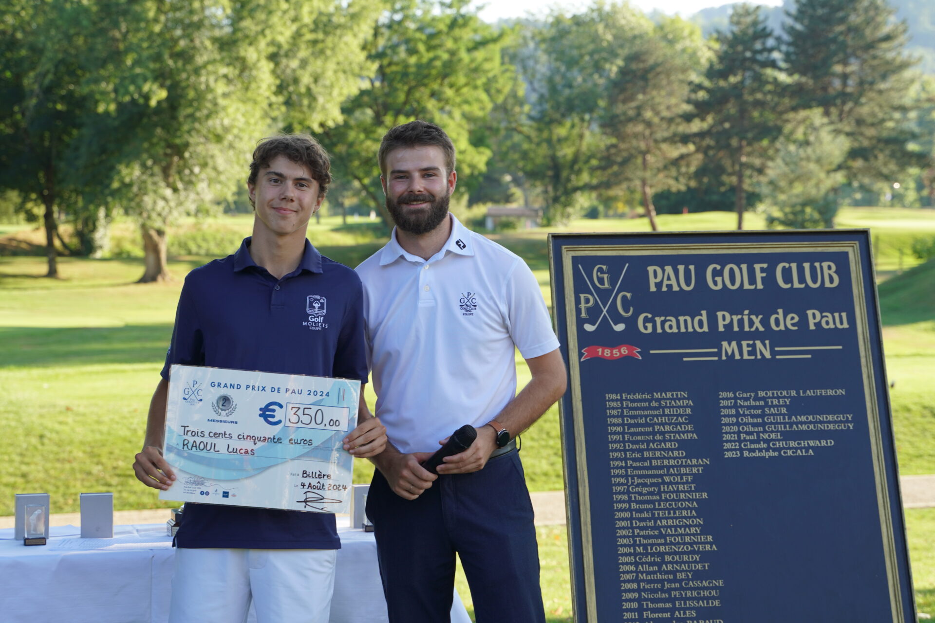 Le Grand Prix de Pau RAOUL Lucas Credit PAU GOLF CLUB